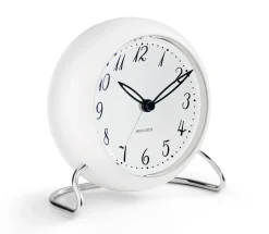 Arne Jacobsen Clocks Bordur Ø11 cm i hvid | Køb her Sale