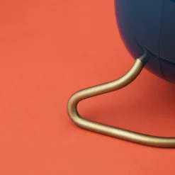 Arne Jacobsen Station Bordur Ø11 cm petroleum/hvid | Køb her Sale