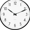 Arne Jacobsen Station Vægur Ø29 cm hvid/sort | Køb her Clearance
