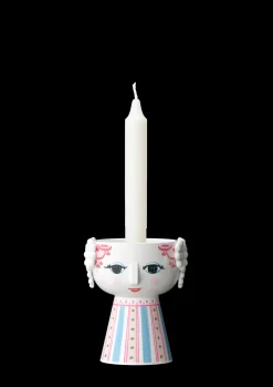 Bjørn Wiinblad Eva Lysestage H9.5 cm pink | Køb nu New
