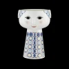 Bjørn Wiinblad Vase H18.5 cm i blå fra serien Eva | Køb her Outlet