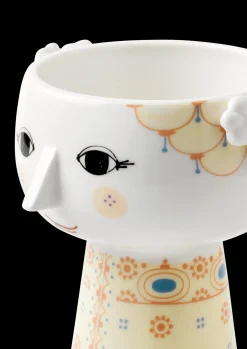 Bjørn Wiinblad Vase H15 cm i gul fra serien Eva | Køb her Clearance