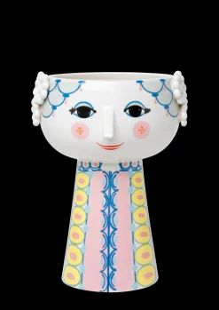 Bjørn Wiinblad Vase H23.5 cm i rosa fra serien Eva | Køb her Outlet