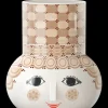Bjørn Wiinblad Vase H35 cm i sand fra serien Olga | Køb her Sale