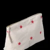 JUNA Daisy Karla Toilettaske 30x10x20 cm – Sand/Rød fra Outlet