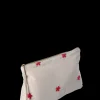 JUNA Daisy Nola Makeup Pung 23x5x15 cm – Sand/Rød fra New