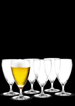 Holmegaard Ølglas 44 cl 6 stk. i klar fra serien Perfection Best