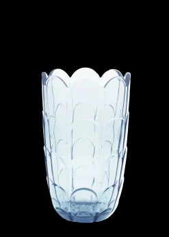 Holmegaard Lily Vase H19 cm blue iris | Køb hos os New
