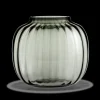 Holmegaard Primula Oval Vase H17.5 smoke | Køb her Outlet