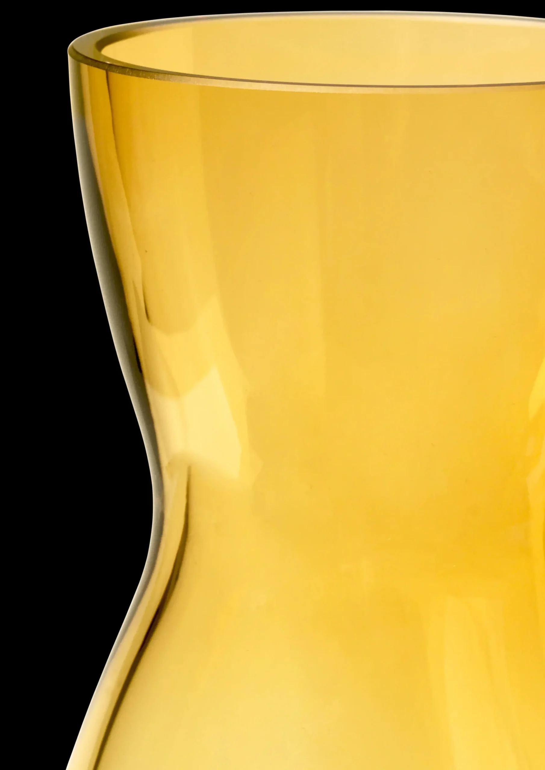 Holmegaard Vase H16 cm i gul fra serien Calabas | Køb her Online