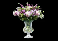 Holmegaard Vase H24 cm i klar fra serien Old English New