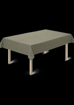 JUNA Basic Bomuldsdug olivengrøn 150x370 cm| Køb her Hot