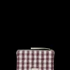 JUNA Bæk&Bølge Dalila Toiletbag 20x14 cm Chokolade/Hvid Discount