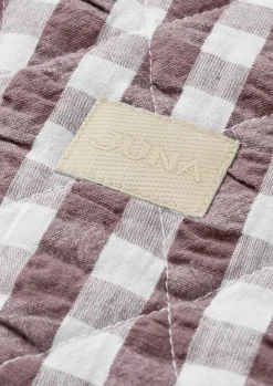 JUNA Bæk&Bølge Dalila Toiletbag 20x14 cm Chokolade/Hvid Discount