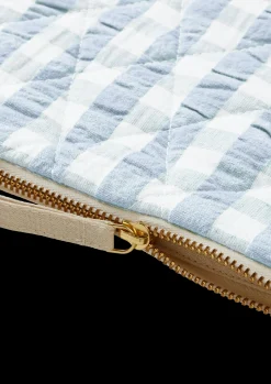 JUNA Bæk&Bølge Dalila Toiletbag 20x14 cm Lys blå/Hvid Online