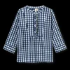 JUNA Bæk&Bølge Irene bluse XS mørk blå/hvid | Køb her Discount