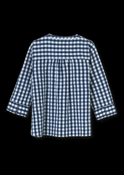JUNA Bæk&Bølge Irene bluse XS mørk blå/hvid | Køb her Discount