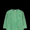 JUNA Bæk&Bølge Irene shirt S/M grøn/sand | Køb her New