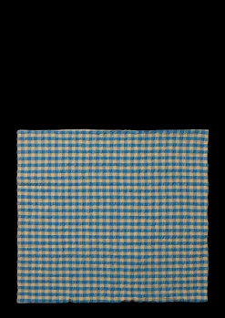 JUNA Bæk&Bølge Pudebetræk 60x50 cm blå/okker SE | Køb her Hot