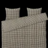 JUNA Bæk&Bølge Sengetøj 220x220 cm sort/sand SE | Køb her Outlet