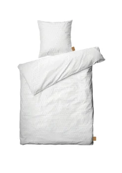 JUNA Diamant Sengetøj 150x210 cm hvid SE | Køb her Online