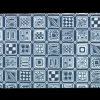 JUNA Dækkeserviet 43x30 cm i blå fra serien Squares New