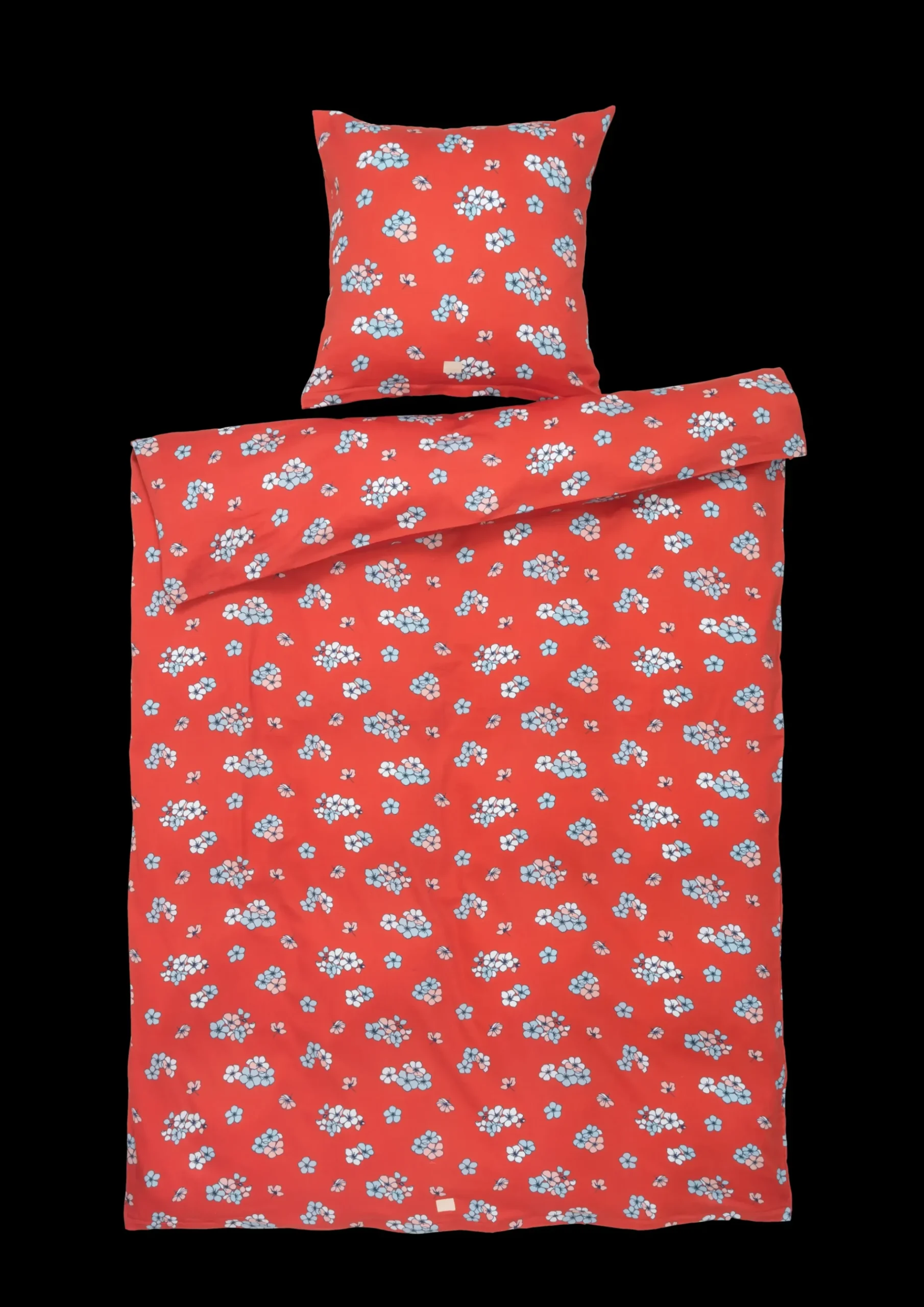 JUNA Grand Pleasantly Sengetøj 140x220 cm chili DK | Køb her Online