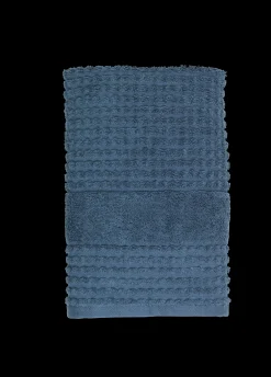 JUNA Håndklæde 50x100 cm i blå fra serien Check | Køb her Online