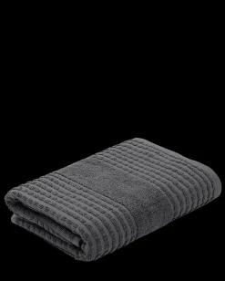 JUNA Håndklæde 50x100 cm i grå fra serien Check | Køb her Discount