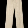 JUNA Monochrome Lines Barbara pants XS okker/hvid | Køb her Best