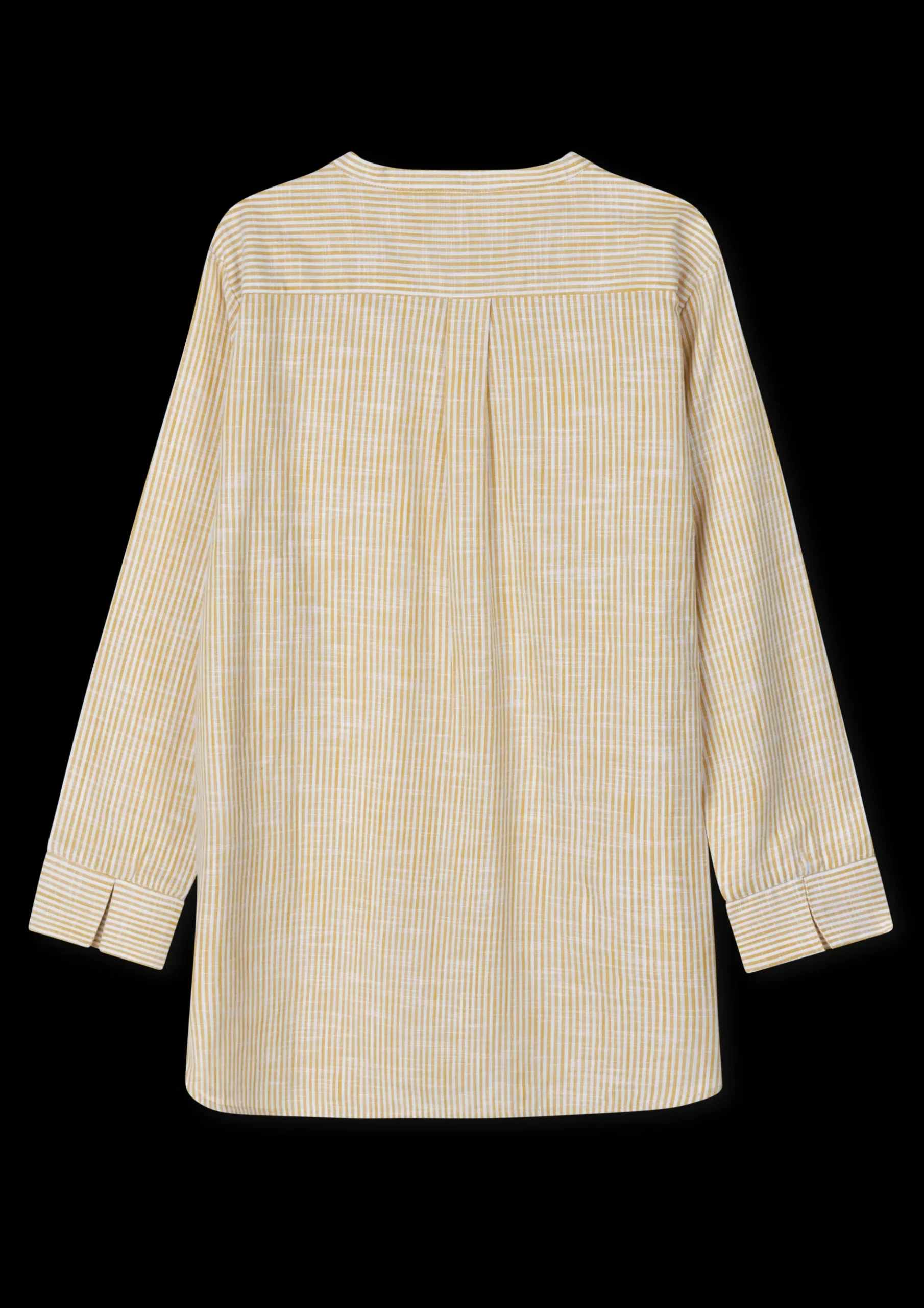 JUNA Monochrome Lines Ida shirt XS okker/hvid | Køb her Online