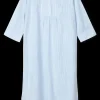 JUNA Monochrome Lines Sonja dress XS lys blå/hvid | Køb her Best