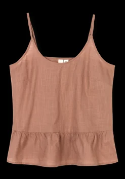 JUNA Monochrome Liv chemise S/M støvet rød | Køb her Sale