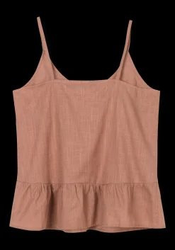 JUNA Monochrome Liv chemise S/M støvet rød | Køb her Sale