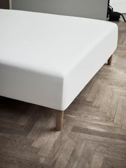 JUNA Percale Boxlagen 140x30x200 cm hvid | Køb her