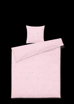 JUNA Sengetøj 140x220 cm i rosa fra serien Daisy | Køb her Hot