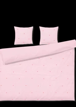 JUNA Sengetøj 200x220 cm i rosa fra serien Daisy | Køb her Online