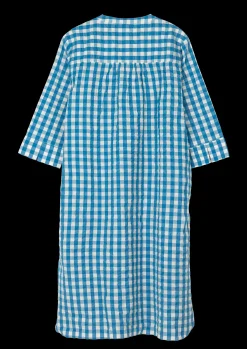 JUNA Sonja dress S/M i blå fra serien Bæk&Bølge | Køb her Best