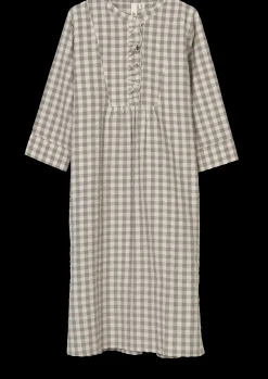 JUNA Sonja dress XS i grå fra serien Bæk&Bølge | Køb her Outlet