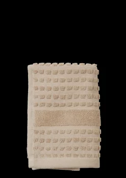 JUNA Vaskeklud 30x30 cm i sand fra serien Check | Køb her Online