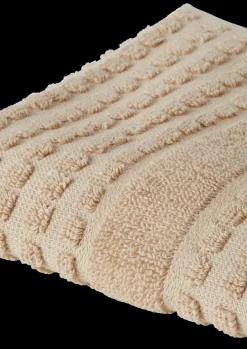 JUNA Vaskeklud 30x30 cm i sand fra serien Check | Køb her Online