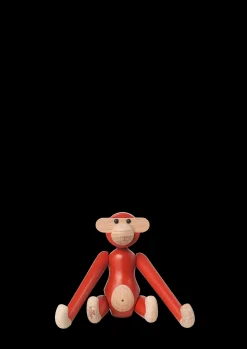 Kay Bojesen Abe mini i rød fra serien Monkey | Køb her Hot