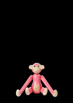 Kay Bojesen Abe mini i rosa fra serien Monkey | Køb her Online