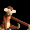 Kay Bojesen Abe stor i træ fra serien Monkey | Køb her Clearance