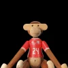 Kay Bojesen Abe x DBU Herre 2024 stor teak/limba - Køb her New