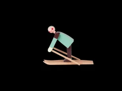 Kay Bojesen Boje, dreng Skiløber H16 cm i multi | Køb her Discount