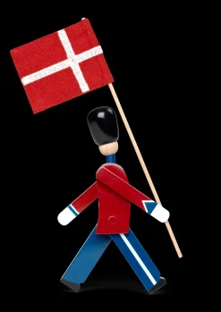 Kay Bojesen Fanebærer mini i rød fra serien Figurines Outlet