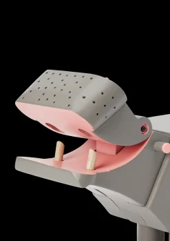 Kay Bojesen Flodhest H9 cm i grå fra serien Other animals