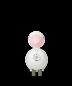 Kay Bojesen Sangfugl Love H15.5 cm hvid/rosa | Køb her Outlet