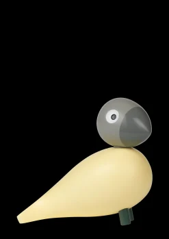 Kay Bojesen Year Bird Bella 2025 H12.5 cm creme/grå Online